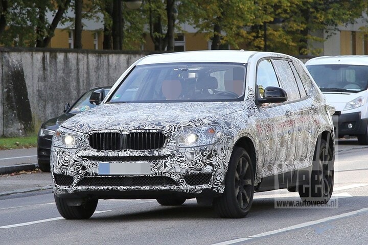 BMW X3 spyshots