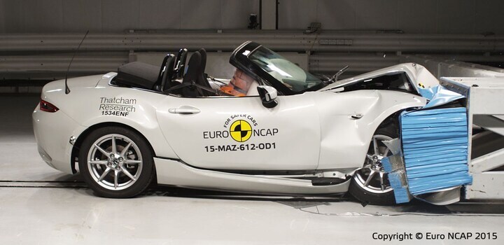 Mazda MX-5 EuroNCAP crashtest