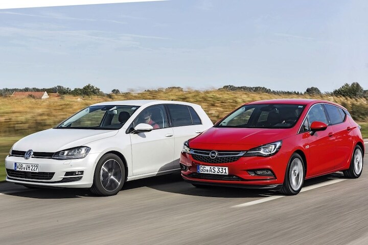 Volkswagen Golf - Opel Astra