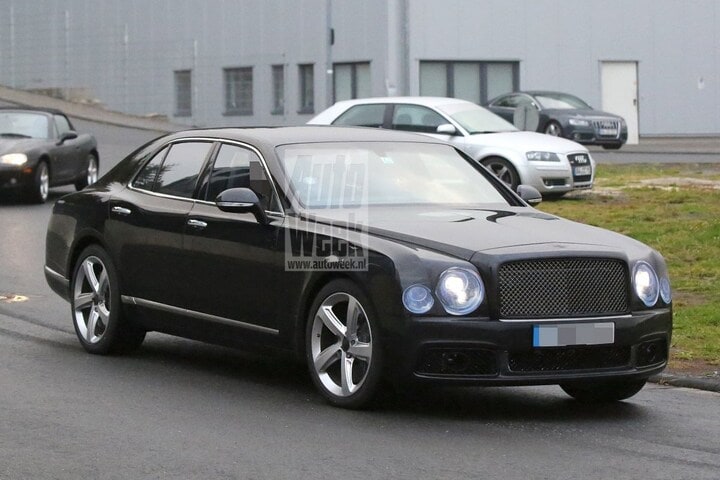 Bentley Mulsanne facelift spy shot (foto SB-Medien