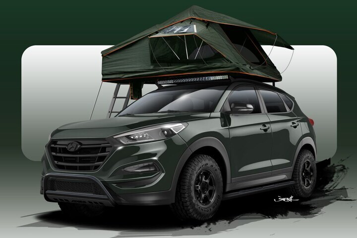 Hyundai Tucson Adventuremobile SEMA
