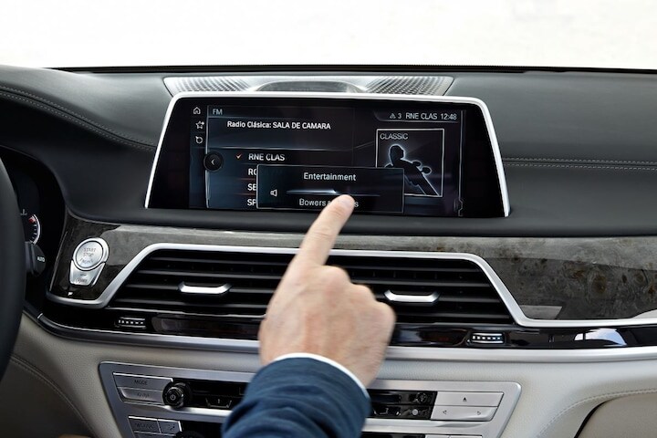BMW 7-serie infotainment