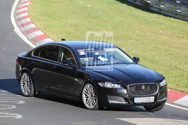 Jaguar XF LWB  spyshots