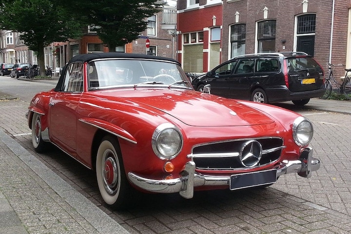 Mercedes 190 SL In het Wild