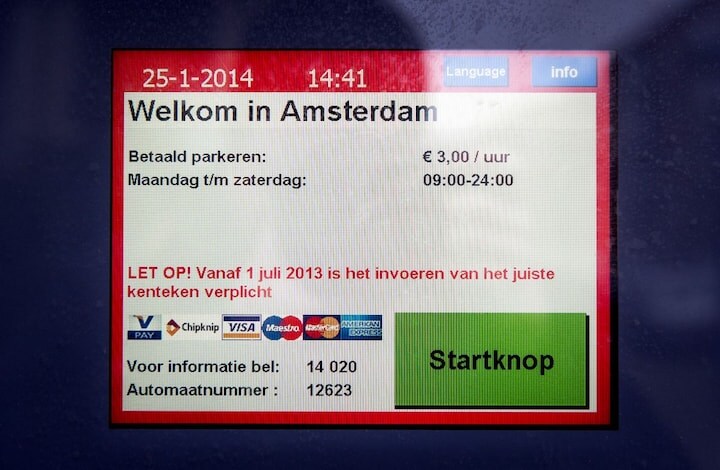 Parkeermeter Amsterdam (foto ANP)