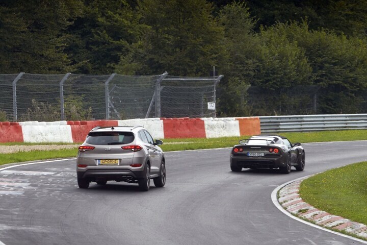 Hyundai Tucson op Nürburgring