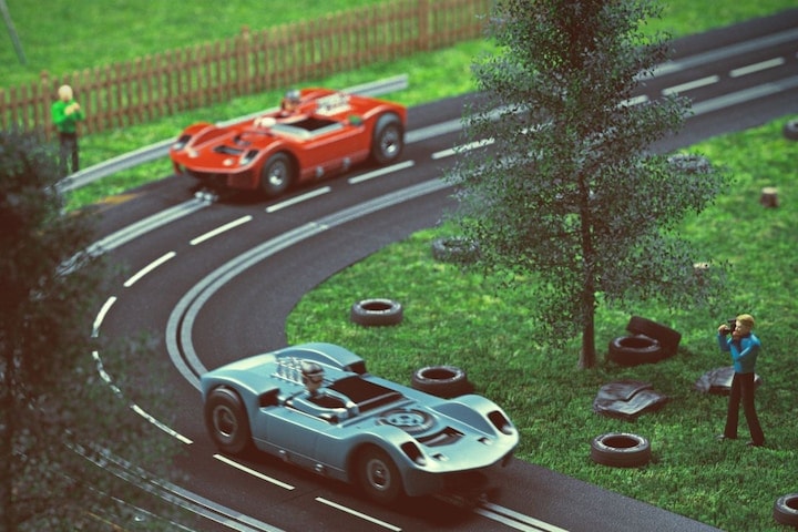Slot car racebaan