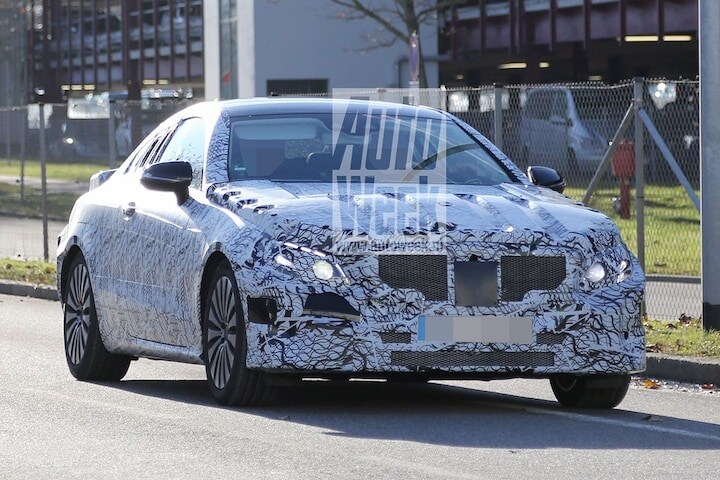 Mercedes E-klasse Coupé spyshots