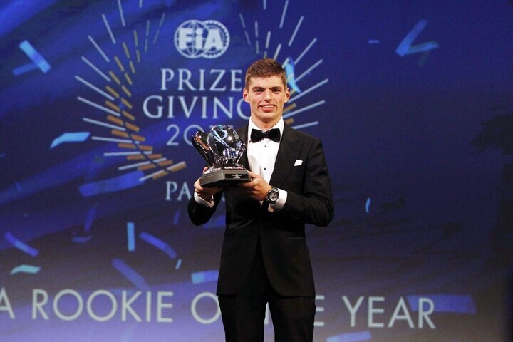 Max Verstappen Rookie of the year (foto ANP)