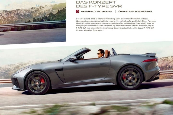 Jaguar F-Type SVR