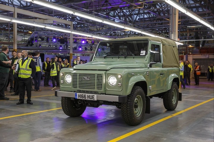 Laatste Land Rover Defender