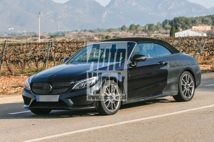 Spyshots Mercedes-AMG C43 en C63 Cabrio