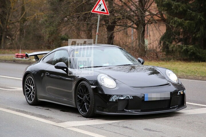 Porsche 911 GT3 spyshots