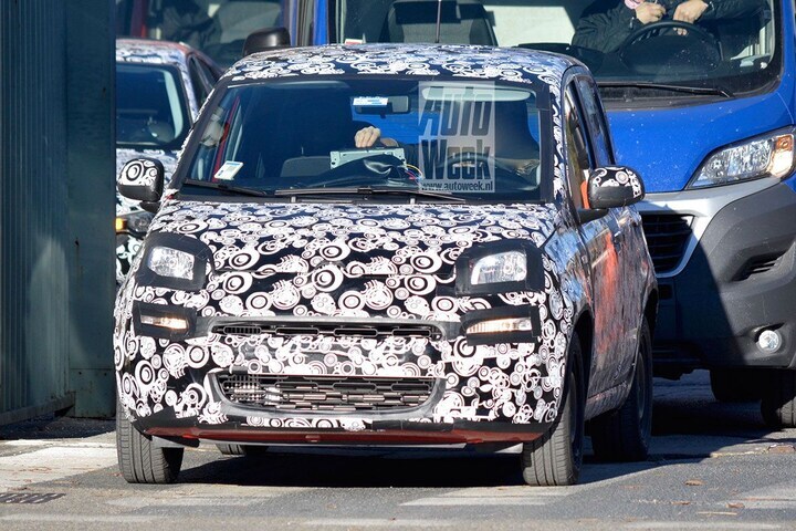 Fiat Panda facelift spyshots