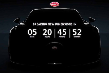 Bugatti Chiron teaser