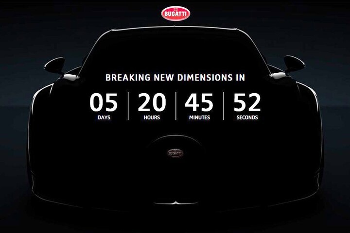 Bugatti Chiron teaser