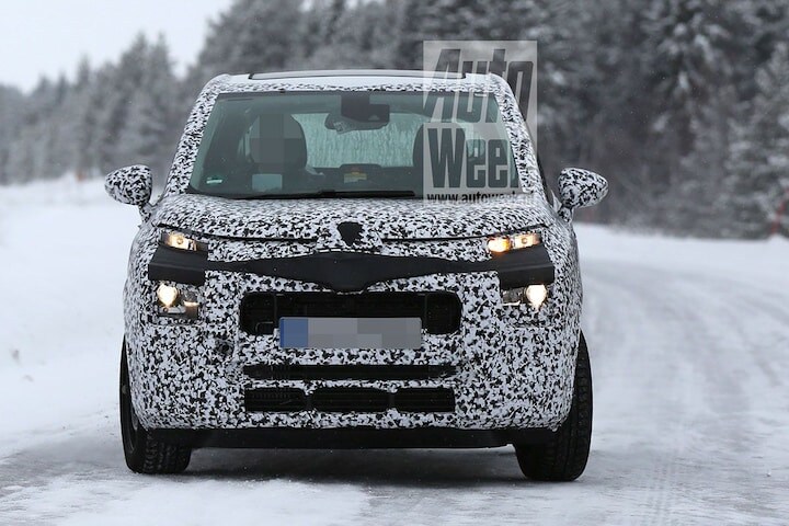 Citroën C3 Picasso spyshots