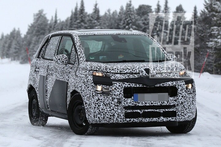 Citroën C3 Picasso spyshots