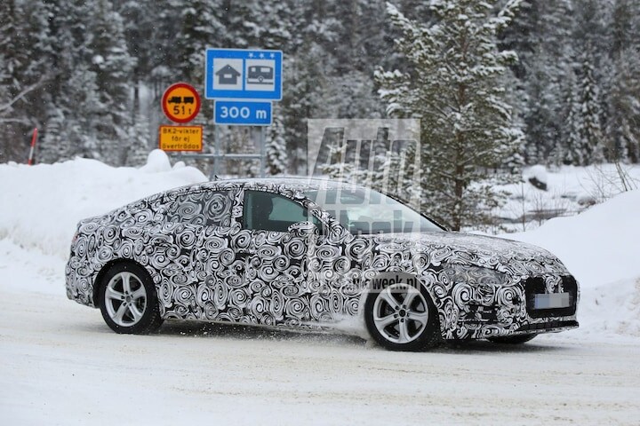 Audi A5 Sportback spied