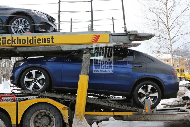 Mercedes GLC Coupé spyshots