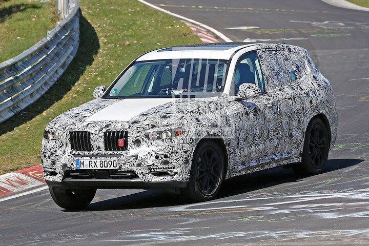 BMW X3 spyshots