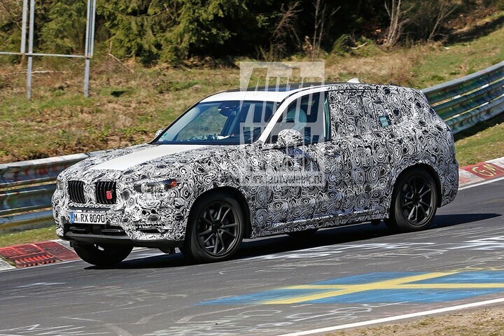 BMW X3 spyshots
