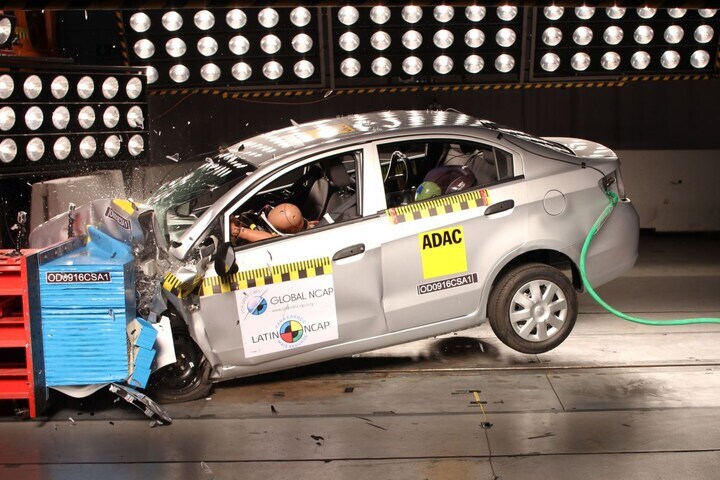 Latin NCAP Chevrolet Sail