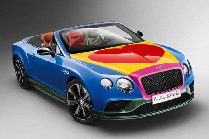 Bentley Continental GT V8 S Convertible art car 
