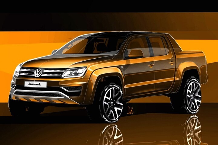 Volkswagen Amarok designschets