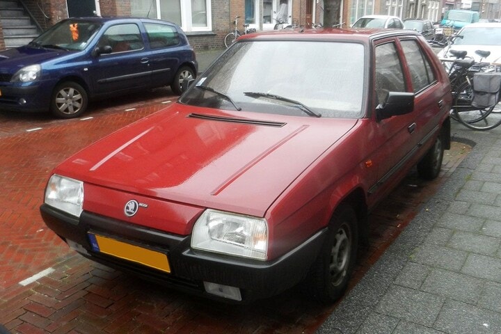 Skoda Favorit In het Wild