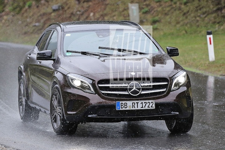 Mercedes GLB-klasse spyshots