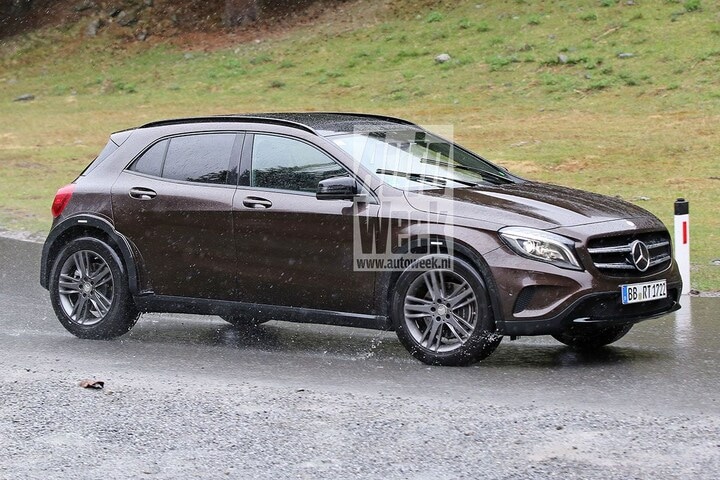 Mercedes GLB-klasse spyshots