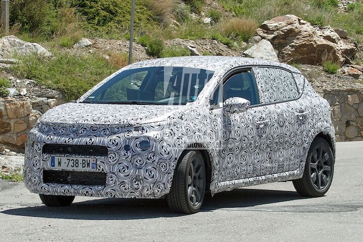 Citroën C3 spyshots