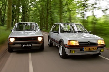 classics peugeot 205 gti vs. vw golf gti