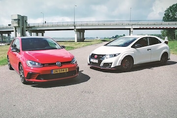 honda civic type r vs. volkswagen golf gti clubspo