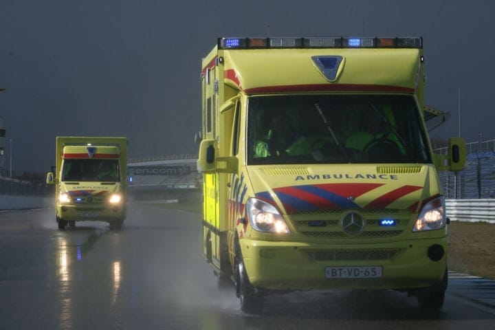 ambulance ziekenwagen ongeval