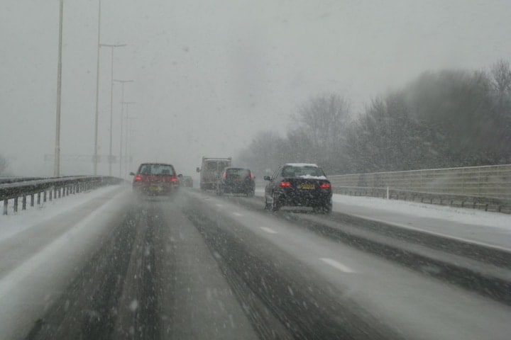 sneeuw winter gladheid