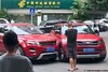 Aanrijding Landwind X7/Range Rover Evoque
