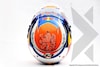 Max Verstappen oranje schoenen en helm
