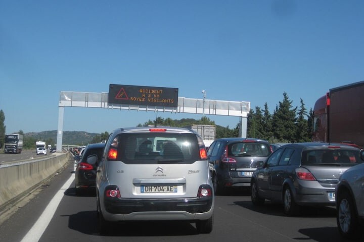 zwarte zaterdag frankrijk file route du soleil