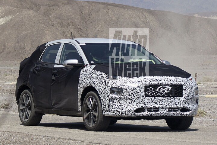 Hyundai cross-over spyshots