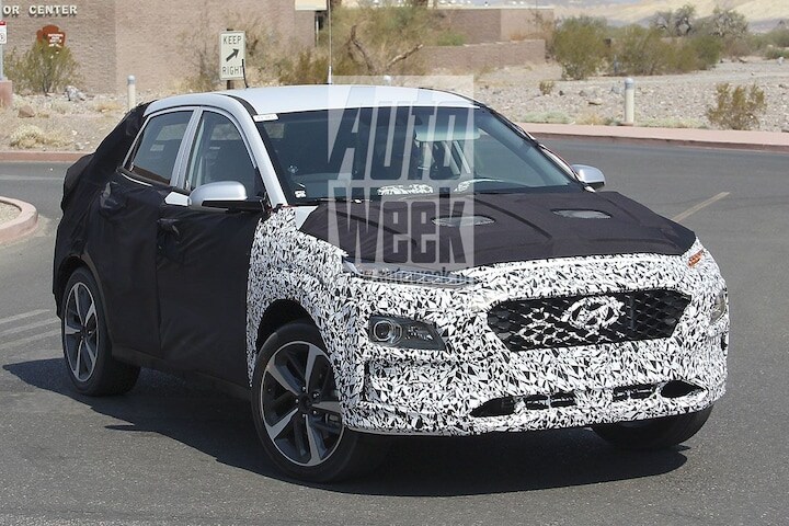 Hyundai cross-over spyshots