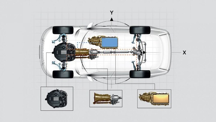 Range Rover Hybrid aandrijflijn