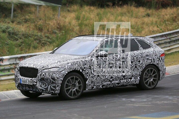 Spyshots Jaguar F-Pace SVR