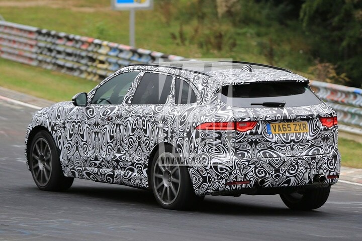 Spyshots Jaguar F-Pace SVR