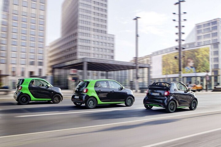 Smart Electric Drive Fortwo, Fortwo Cabrio en Forf