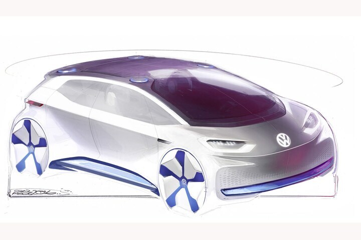Volkswagen designschets