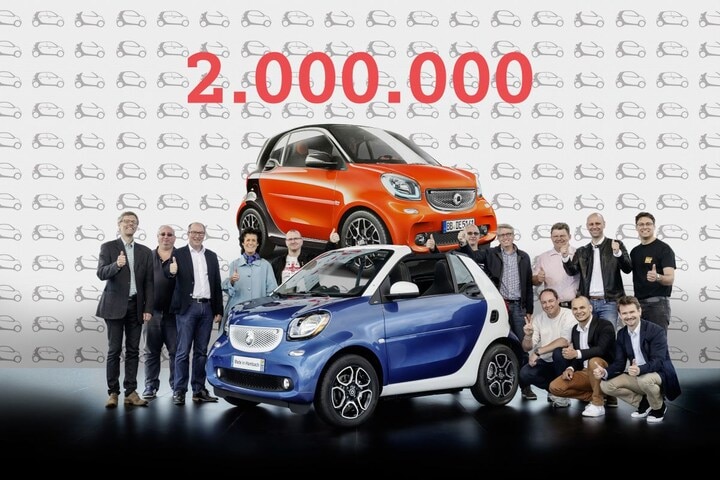 Smart twee miljoen