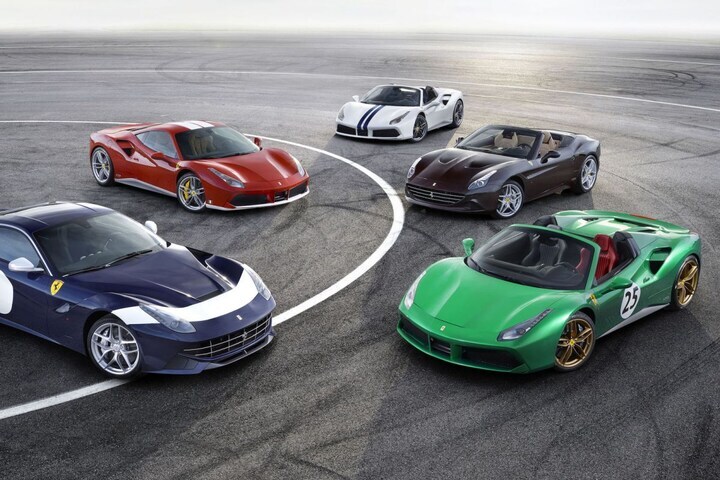 Ferrari 70th anniversary verjaardag edities