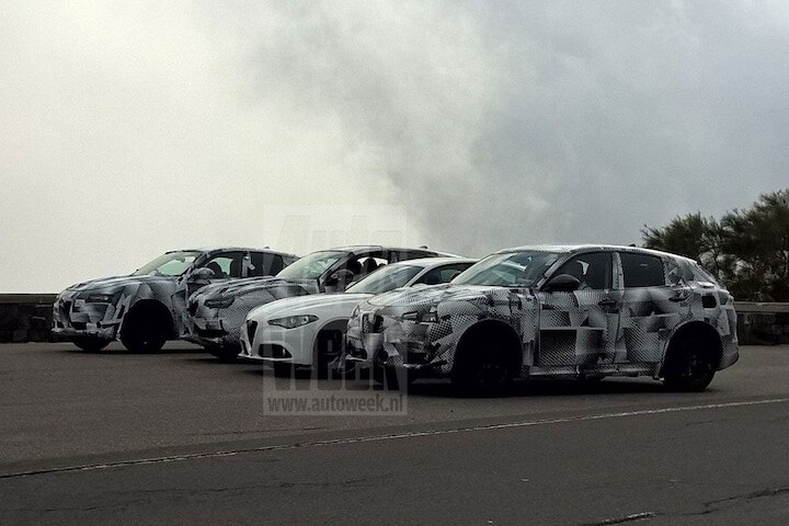 Alfa Romeo Stelvio spyshots spionage